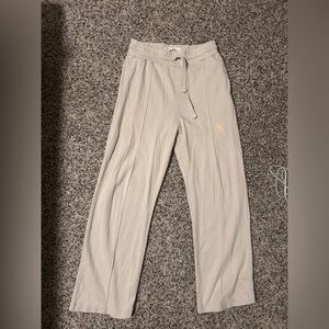 Cream Casual Pants